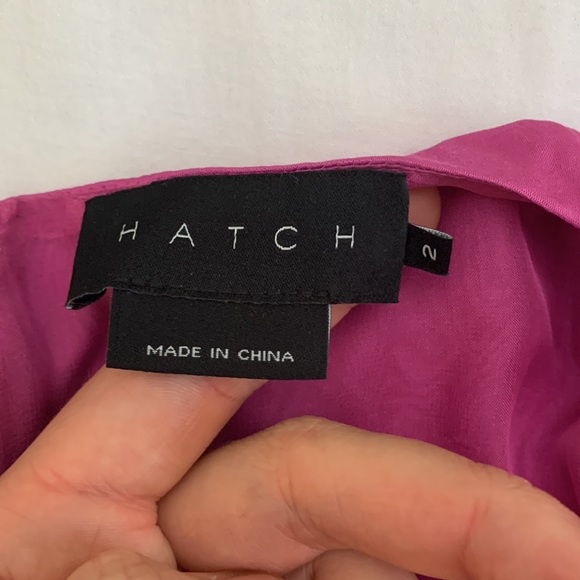 HATCH The Esme Cut Out Midi Dress in Wild Orchid Size 2 - Picture 5 of 7